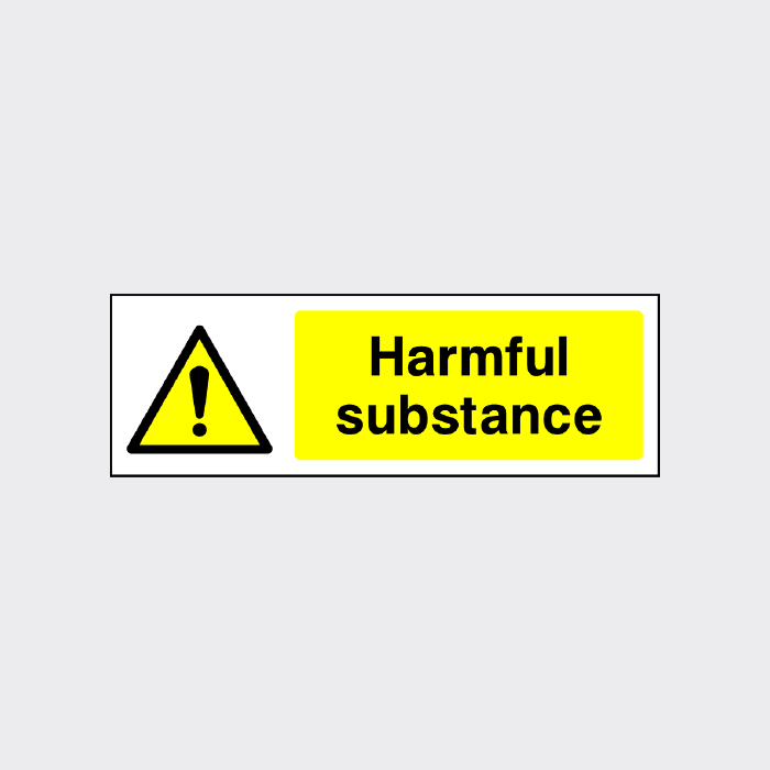 Harmful - Substance sign