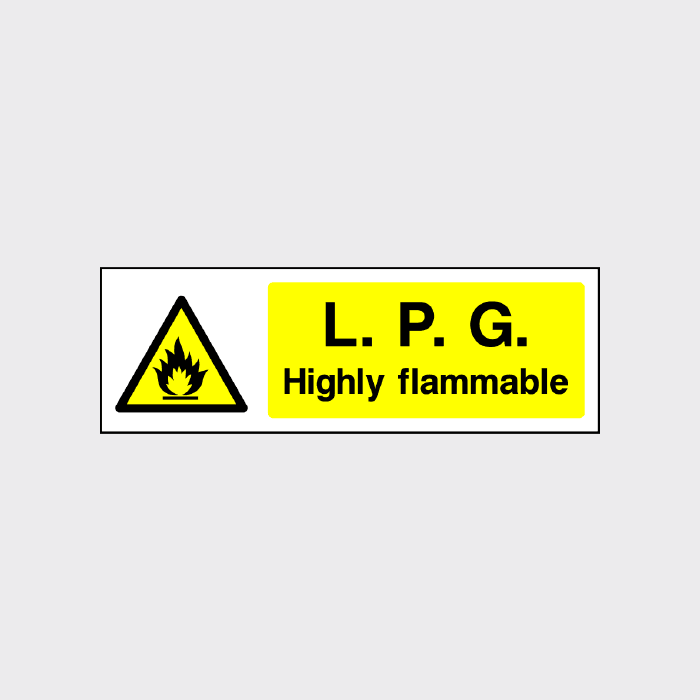 LPG - Highly flammable sign