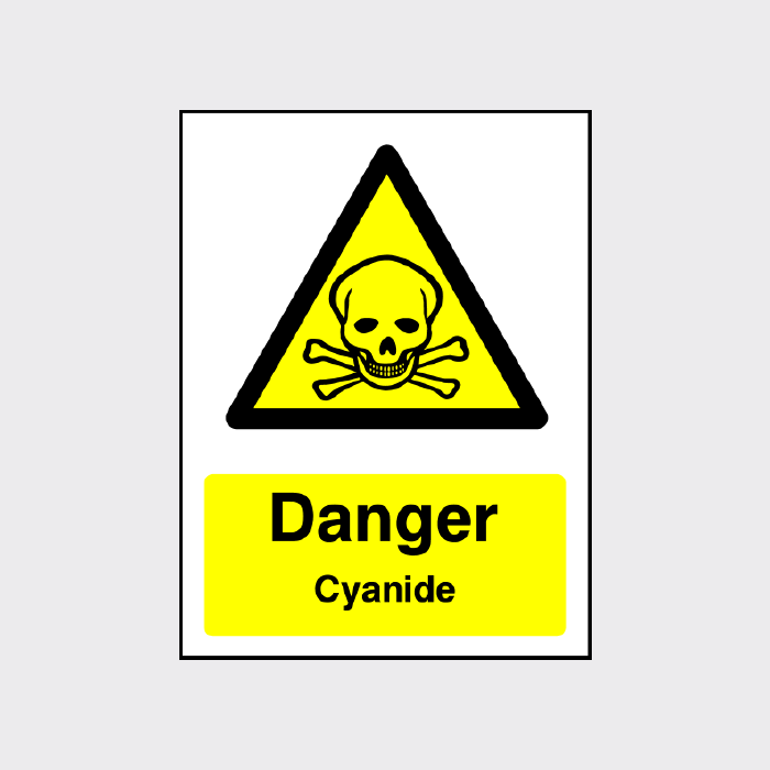 Danger - Cyanide Sign