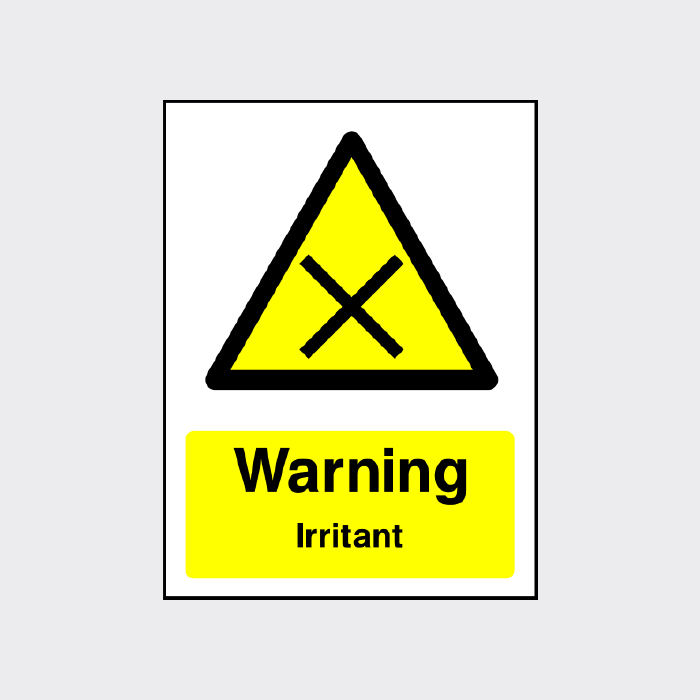 Warning - Irritant sign