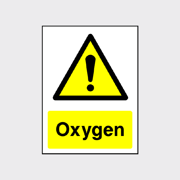 Warning - Oxygen sign