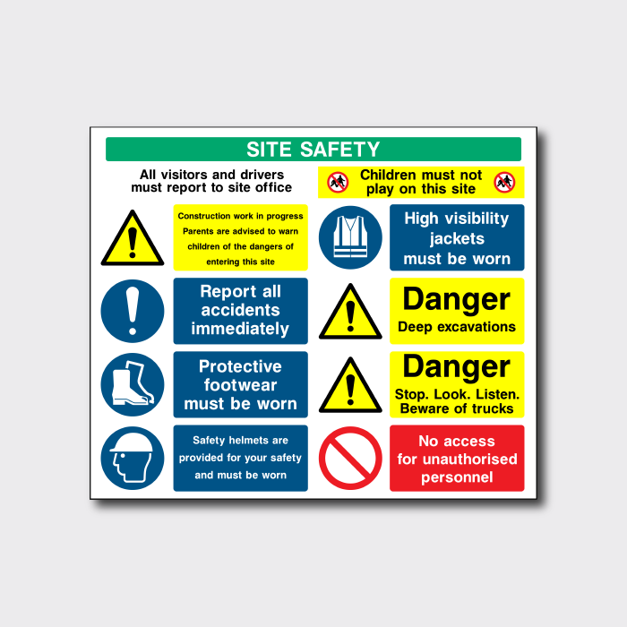 Site Safety Signage - CONS0012