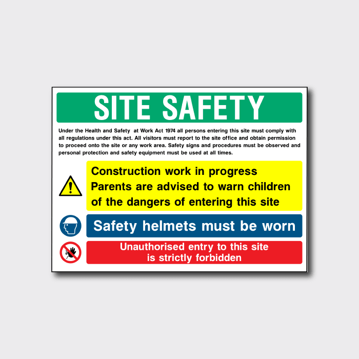 Site Safety Signage - CONS0016