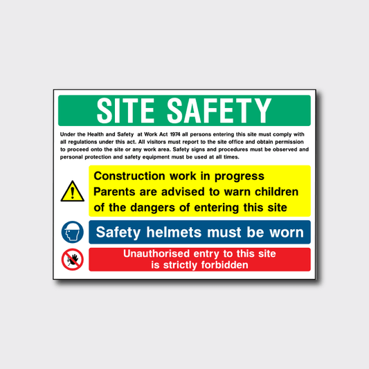 Site Safety Signage - CONS0018