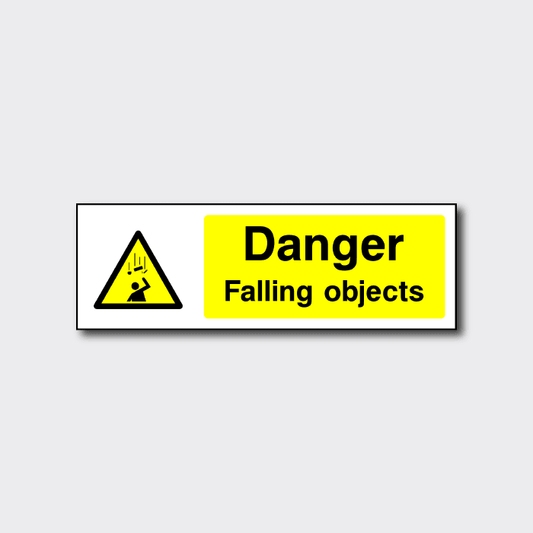 Danger Falling Objects Sign