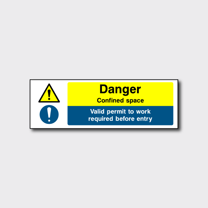 Danger Confined Space Signage - CONS0044
