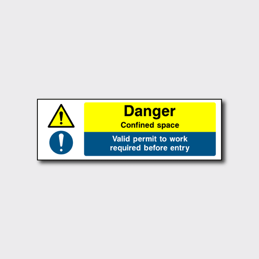 Danger Confined Space Sign