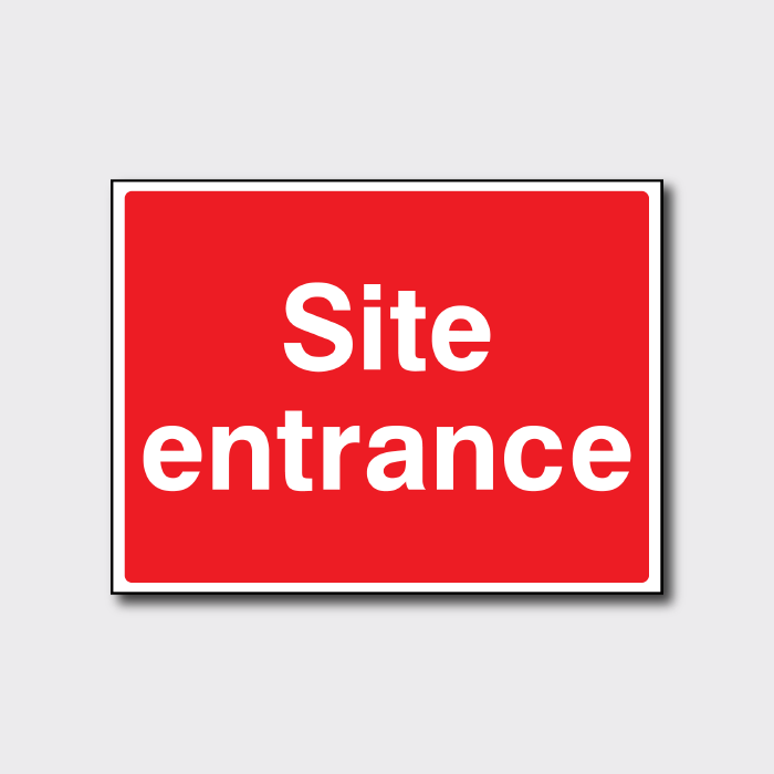 Site Entrance Signage - CONS0071