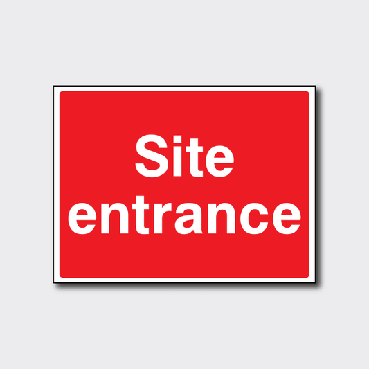 Site Entrance Sign