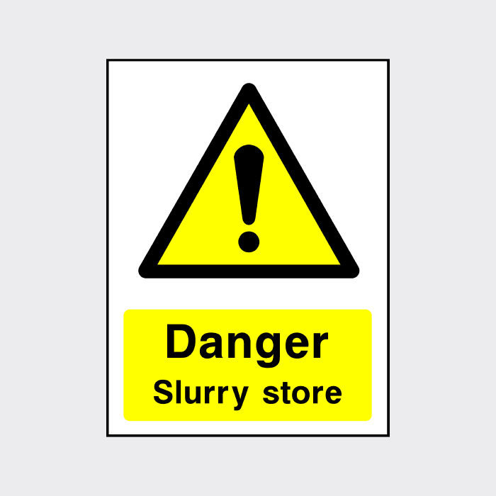 Danger Slurry Store Sign