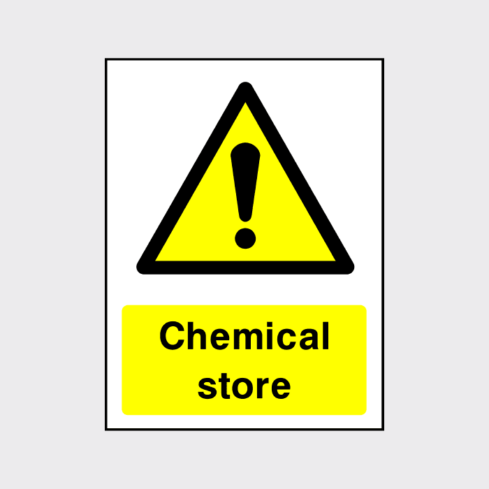 Chemical Store Sign