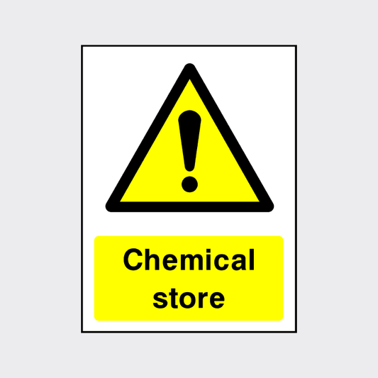 Chemical Store Sign