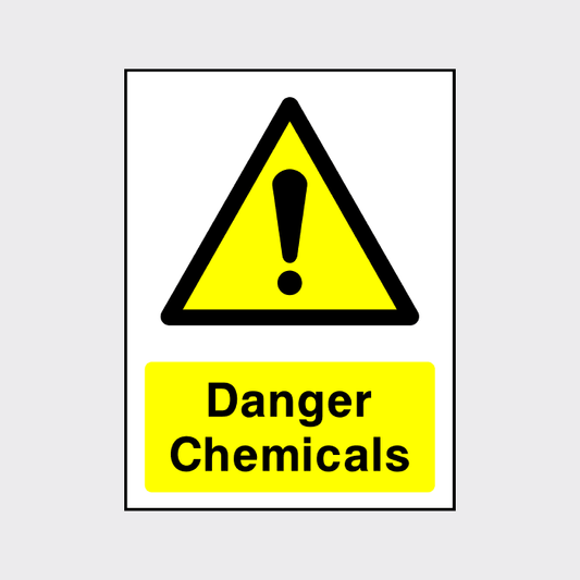 Danger Chemicals Sign