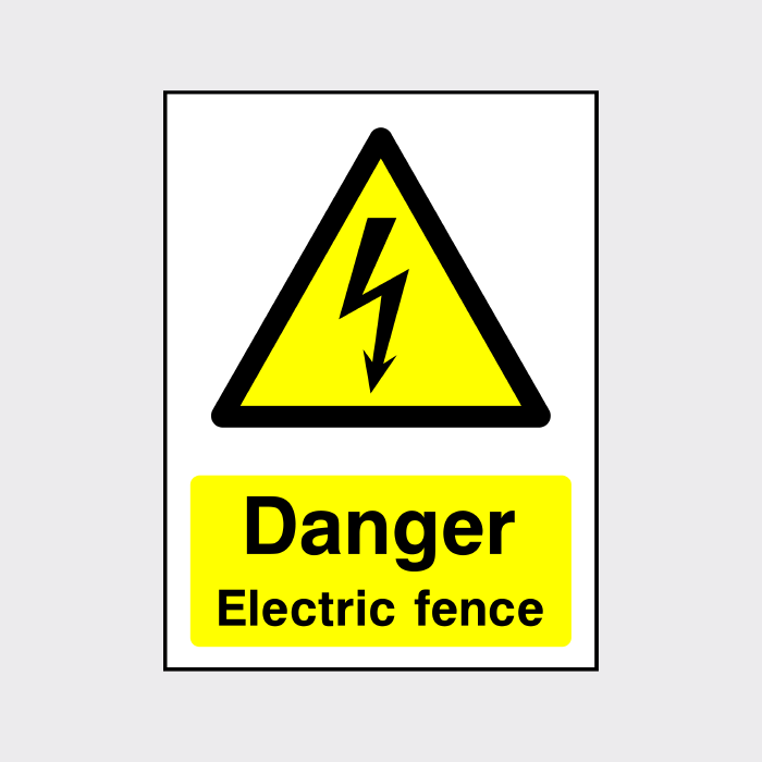 Danger - Electric Fence Sign