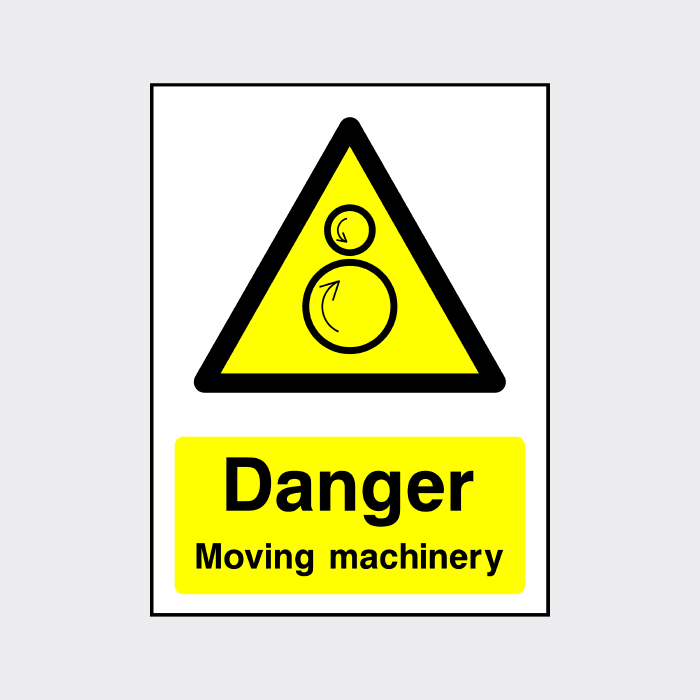 Danger Moving Machinery Sign 