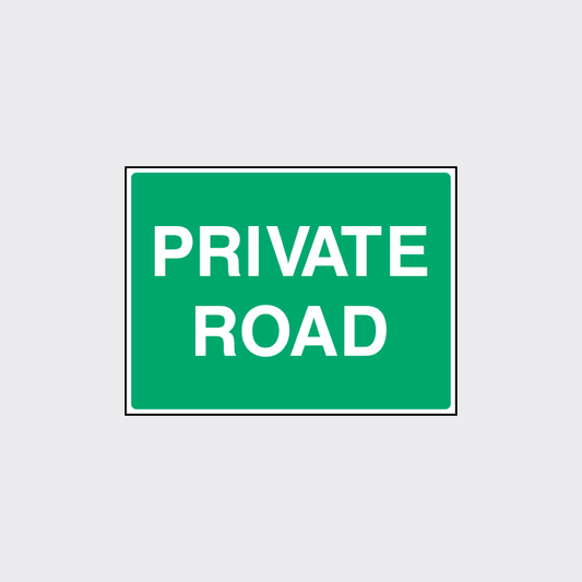 Private Road Sign