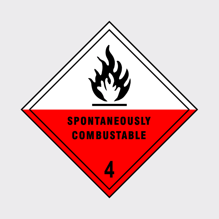 Spontaneously Combustable 4 Diamond Sign