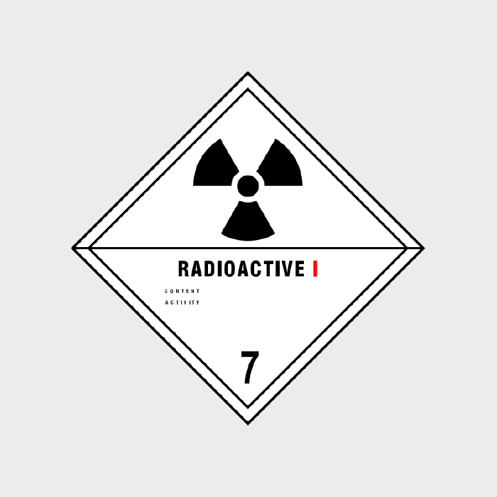 Radioactive I Class 7 Diamond Sign