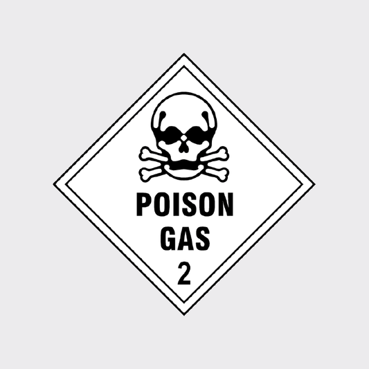 Poison Gas Class 2 Diamond Sign