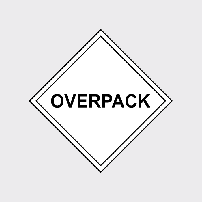 Overpack Sticker