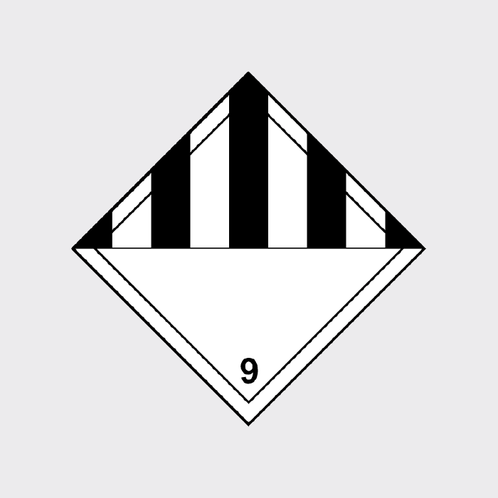 Class 9 Hazard Diamond Sign