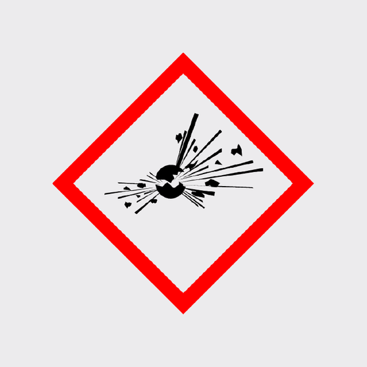 Explosive Materials Diamond Sign