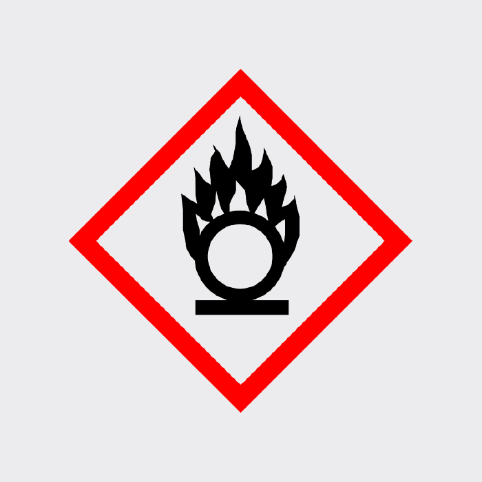 Oxidising Gases Diamond Sign