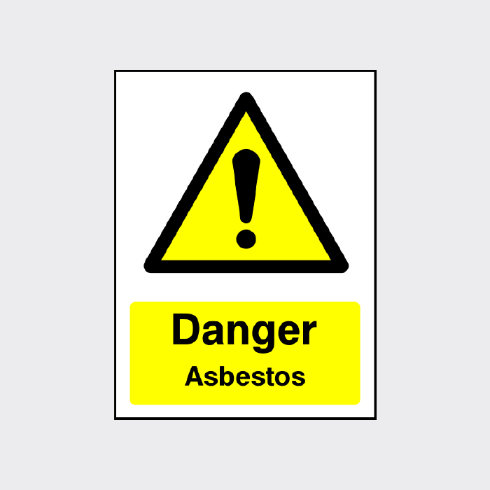 Danger Asbestos Sign | Durable Safety Signs