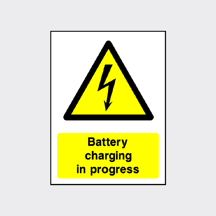 Battery charging in progress sign - ELEC0063