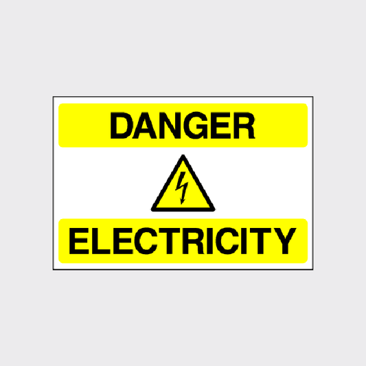 Danger - Electricity sign - ELEC0067