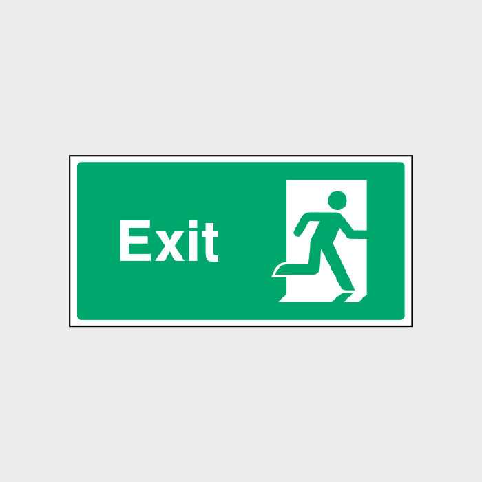 Emergency Exit sign