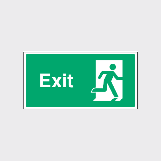 Emergency Exit sign