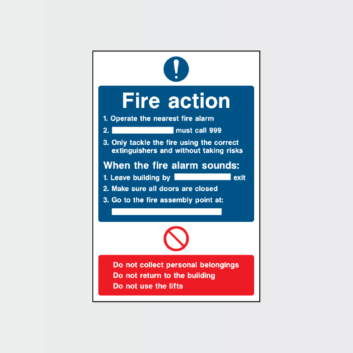 Operate the nearest fire alarm - Fire Action - FACT0026