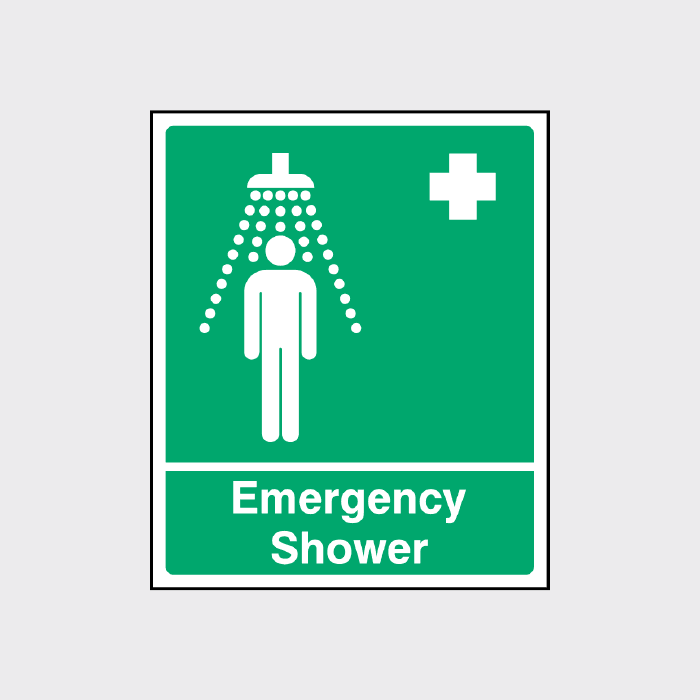 Emergency Shower Sign