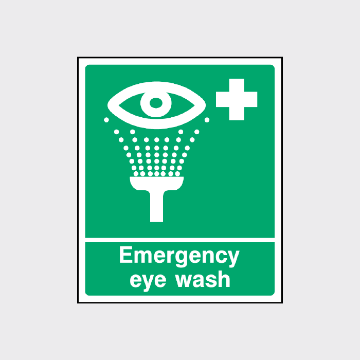 Emergency Eye Wash Sign