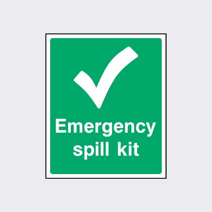 Emergency Spill Kit Sign