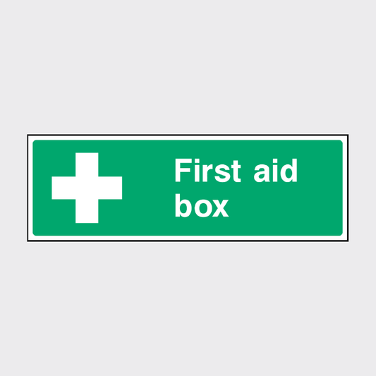 First Aid Box Sign