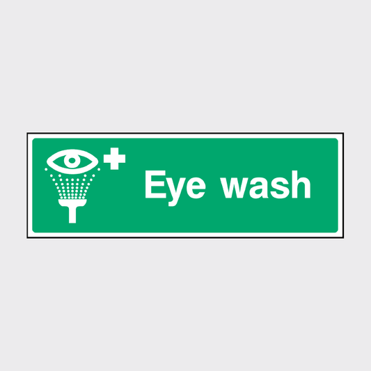 First Aid Eye Wash Sign