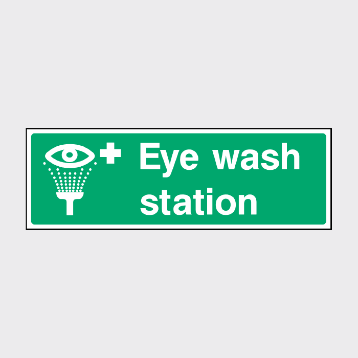 First Aid - Eye Wash Station Sign