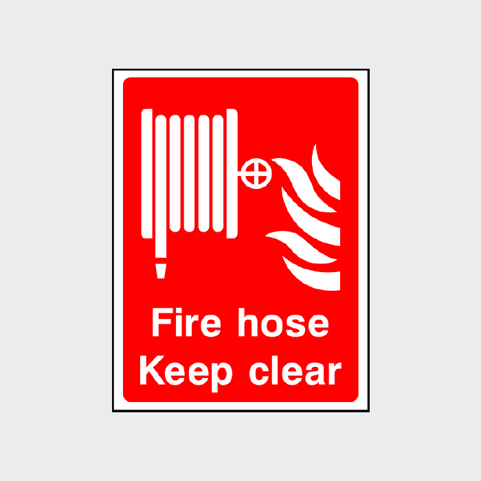 Fire Hose Keep Clear FEQ0001