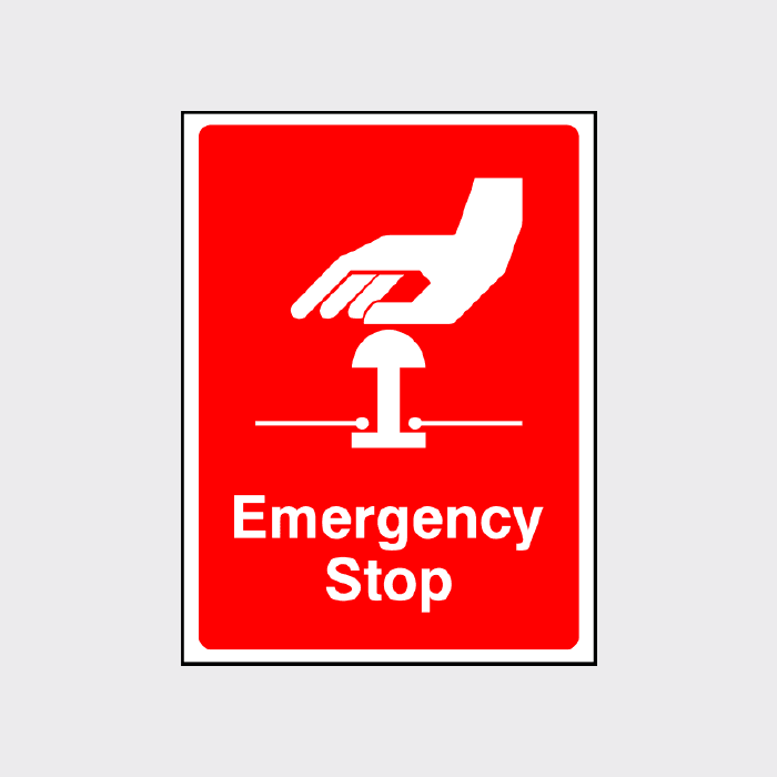 Emergency Stop sign