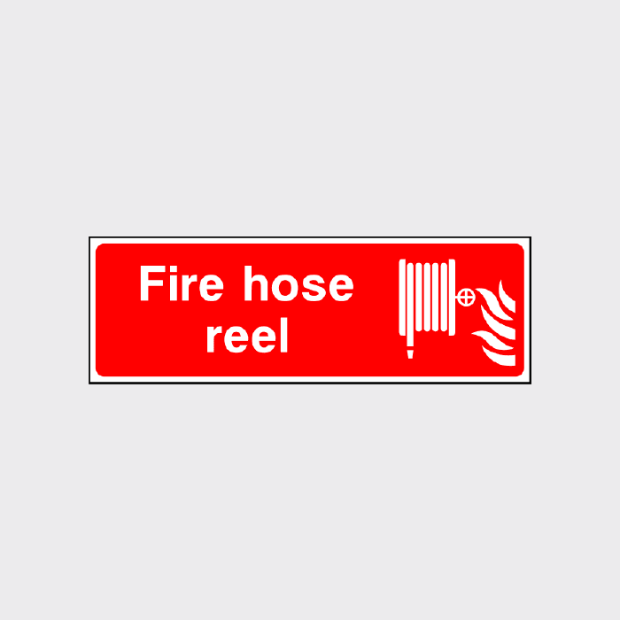 Fire Hose reel sign