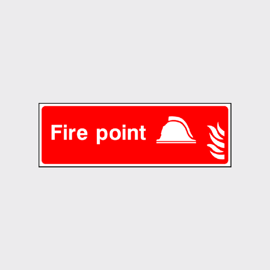 Fire point sign 