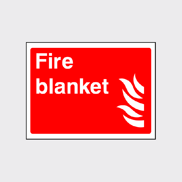 Fire Blanket Sign sign