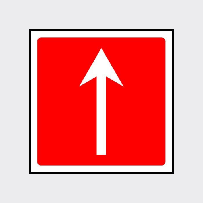 Fire Arrow up Sign