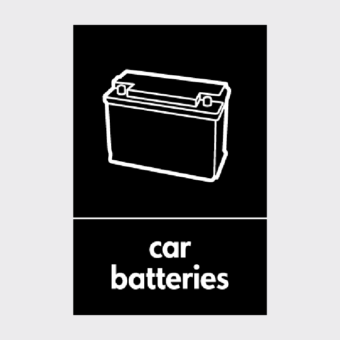 Car Batteries Signage