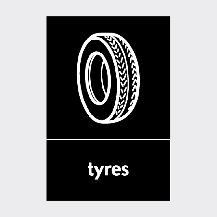 Tyres SignTyres Storage Sign