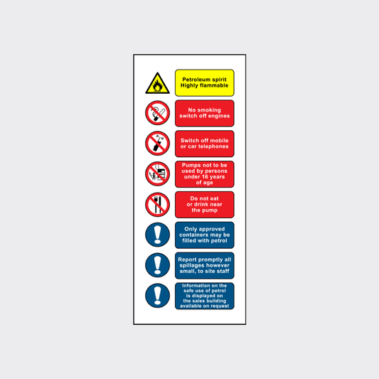 General Garage Safety Sign