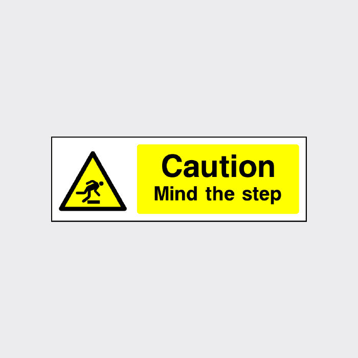 Caution - Mind the step sign 