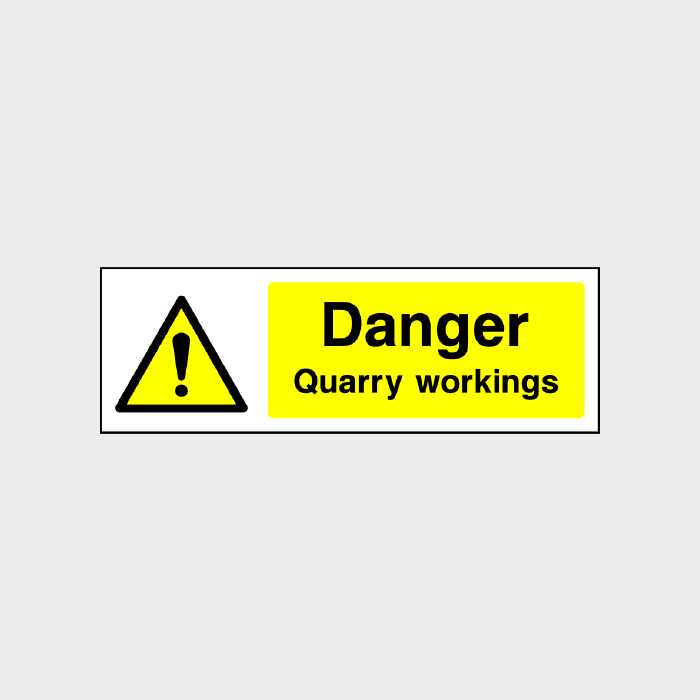 Danger - Quarry Workings